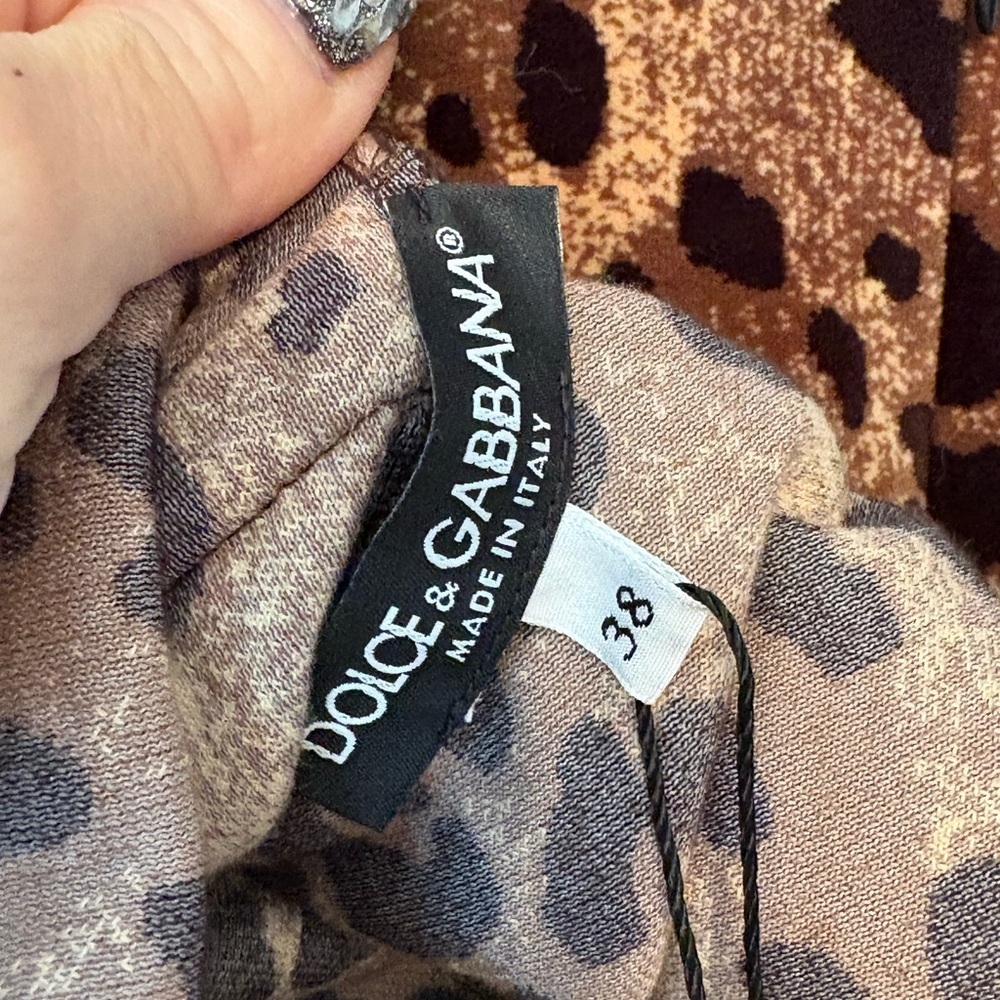 Dolce & Gabbana Brown Leopard Crop Top NWT - Picture 7 of 7